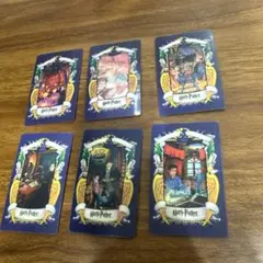 ハリーポッター　カエルチョコ　カード　6枚　賢者の石　クリアカード　透明　グッズ