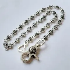 シルバー925 クロス ウォレット チェーン ブレスレット 刻印