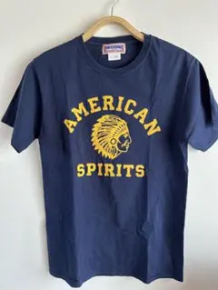 AMERICAN SPIRITS ネイビー Tシャツ S