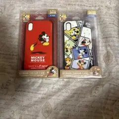 iPhone スマホケース　ミッキーマウス　2個セット
