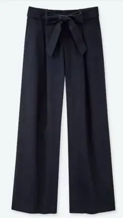 レディース　ズボン　UNIQLO ストレート　ワイド　S ベルト　新品
