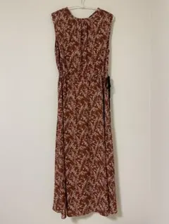 【Andemiu】ドロスト花柄ワンピース