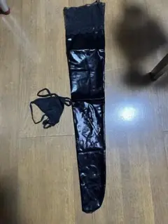 レース付きエナメルガーターストッキング、Tバック付き╰(*´︶`*)╯♡
