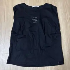 黒 ノースリーブ Tシャツ アンレリッシュ