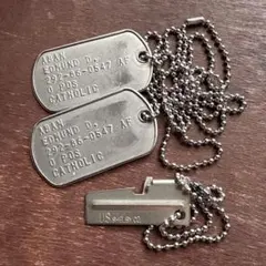 MILITARY DOG TAG／US VINTAGE