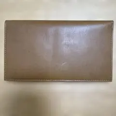 ブラウンレザー二つ折りカードケース