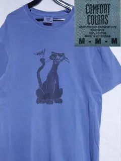 COMFORT COLORS 黒猫 90s00s ヴィンテージ Tシャツ 古着