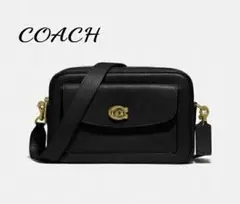 新品未使用 COACH キャシーカメラバッグ ブラック 黒