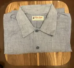 【70s】Glenn Barry 半袖シャンブレーシャツ us.navy
