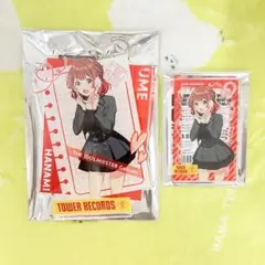 学園アイドルマスター　花海佑芽　アクキー　カード　タワレコ　 学マス