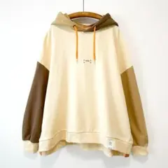 美品 FRAPBOIS マルチパーカー スウェット ビッグシルエット ベージュ
