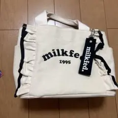 MILKFED. ミルクフェド　フリルトートバッグ