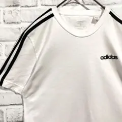 adidas 3ストライプ 半袖Tシャツ 白 S 1923