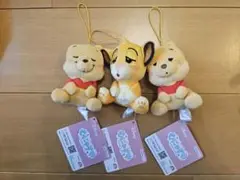 プーさん、シンバ　ティズニーぬいぐるみ 3体セット