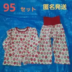 95サイズ　女子　ベビー　セットアップ　パジャマ　腹巻き