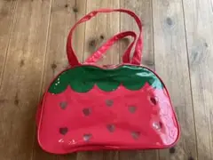 いちご型プールバッグ