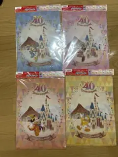 東京ディズニーリゾート 40周年クリアファイル4枚セット