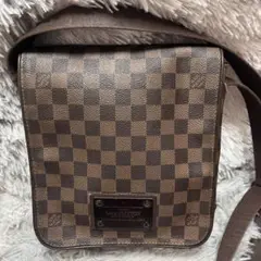 Louis Vuitton ブルックリン ダミエ ショルダーバッグ 男女兼用