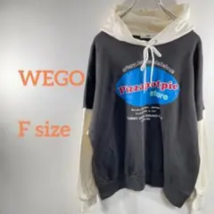 WEGO Pizzapotpie store パーカー ゆったりa174②