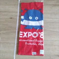 EXPO'85 万博 エクスポ 赤いタオル キャラクター付き
