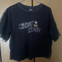 ミッキーマウス ブラック Tシャツ 半袖