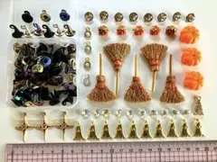 【ハロウィン】いろいろパーツセット チャーム スワロスキー