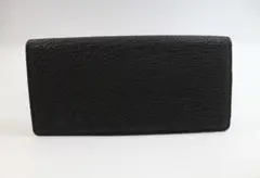 シャーク 財布 本革 長財布 束入れ かぶせ ブラック 黒 日本製新品 最上級品