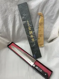 【新品・未使用】堺末広　別打　ふぐ引き　てっさ　和包丁　一尺　鞘付き 堺一文字光秀 白銀 霞研 ふぐ引き包丁 鞘付き