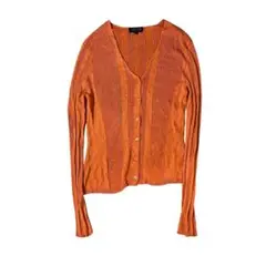 LANVIN collection ランバンコレクション カーディガンオレンジ