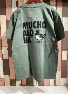 MUCHO ALOHA Tシャツ グリーン Lサイズ MAT-012