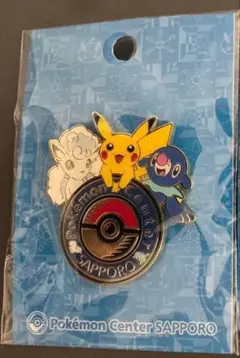 ポケセン 札幌 限定 ロゴ ピンズ バッチ バッジ ポケットモンスター .