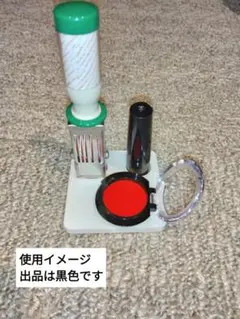 3Dプリンタ　ハンコ立て　ブラック