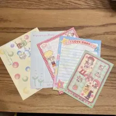 りぼん なかよし　付録　メモ帳　便箋　７枚セット