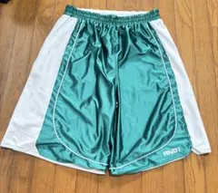 AND1 バスケットボールパンツ 3XL グリーン/ホワイト
