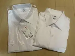 スーパーノンアイロンスリムシャツ(長袖) 2枚セット　UNIQLO