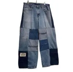 パンツ makki remake denim wide pants remake denim wide pants | makki official