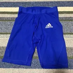 adidas 青 インナータイツ L