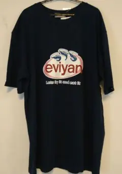 ☆新品☆おもしろTシャツ eviyan Tシャツ ネイビー LL