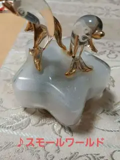 イルカのクリスタルオルゴール 星型☆スモールワールド
