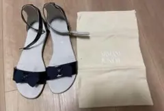 アルマーニ ☆ARMANI☆キッズエナメルサンダル 35cm