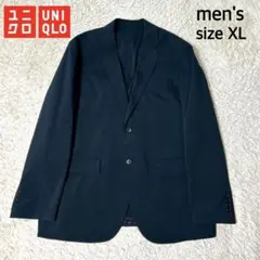 【新品・未使用品】UNIQLO 感動ジャケット メンズ XL ネイビー 2B