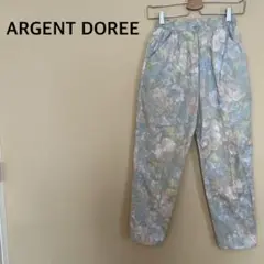 【ARGENT DOREE】花柄パンツ/テーラード/パステル/淡カラー
