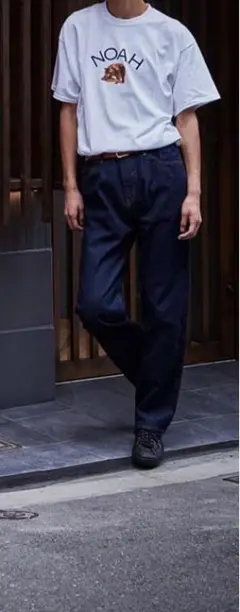 Noah NYC タックデニム(インディゴ)