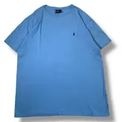 F517　【即購入OK】POLObyRALPHLAUREN半袖Tシャツ　M　水色