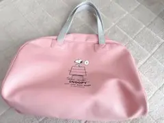 【新品未使用】スヌーピー　ボストンバッグ　ピンク