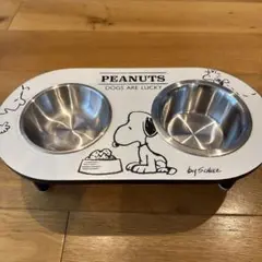 ペットパラダイス スヌーピー モノトーン えさ皿 犬 餌入れ 食器 犬用品
