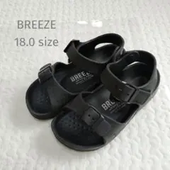 BREEZE 【18】 ブラック サンダル シンプル　夏