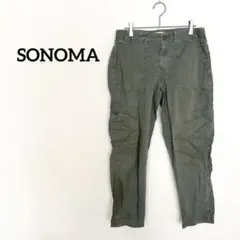 SONOMA カーゴパンツ サイズ8 オリーブグリーン　カジュアル　ボトムス