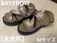 【未使用】　BAYFLOW 厚底テープスポーツサンダル　Mサイズ
