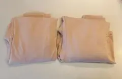 2枚セット　S ユニクロ　ロングスリーブ　ヒートテック　タートルネック